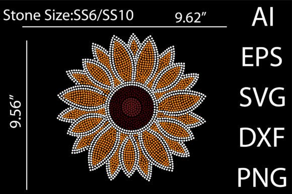 Bring a Touch of Sparkle to Your Projects with Sunflower Rhinestone Templates