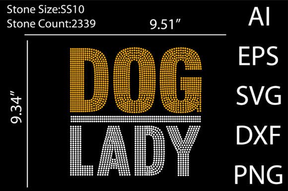 Dog Lady Rhinestone Templates: Sparkle for Every Crafter