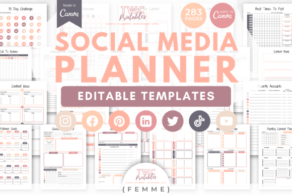 Mastering Your Content Strategy with Social Media Planner Canva Templates
