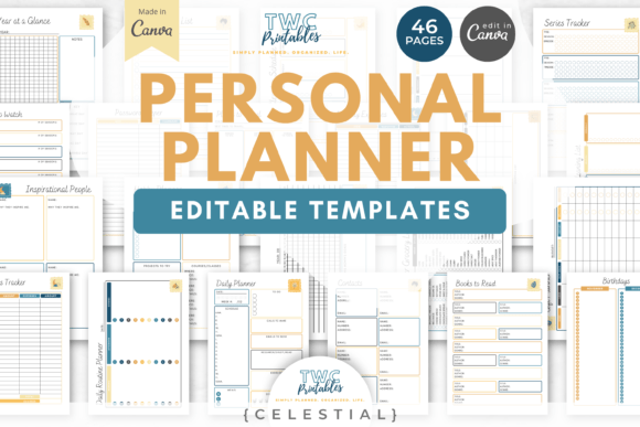 Plan Your Life with CELEST Canva Templates