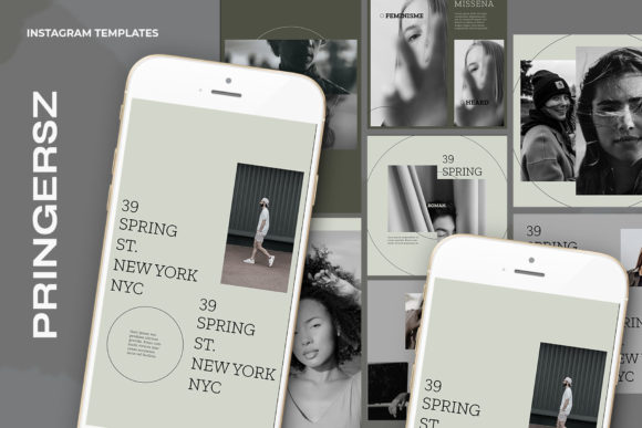 Pringersz Instagram Templates: Your PSD Toolkit for Stunning Posts