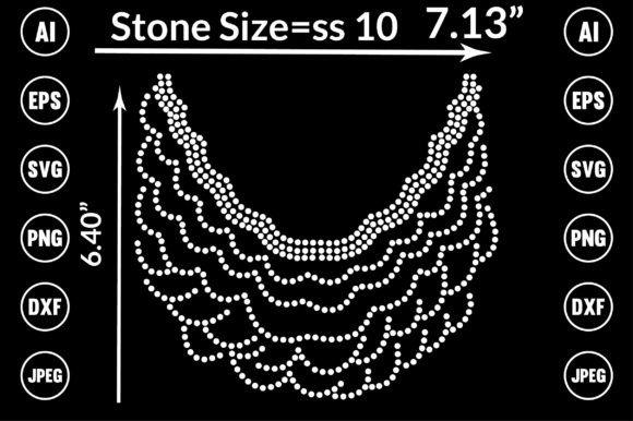 Sparkle and Precision: Using Necklace Rhinestone Templates