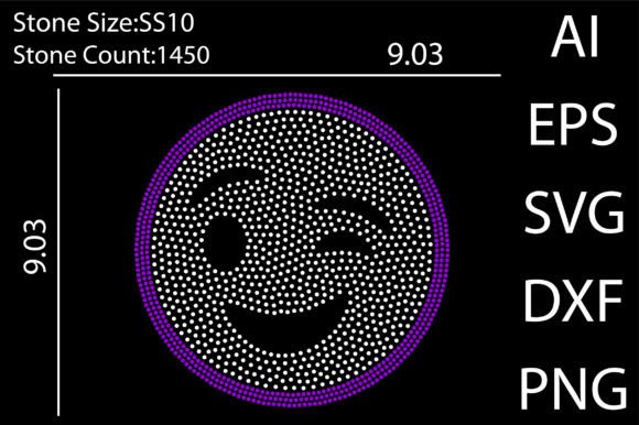 Sparkle and Style: The Emoji Rhinestone Templates Design