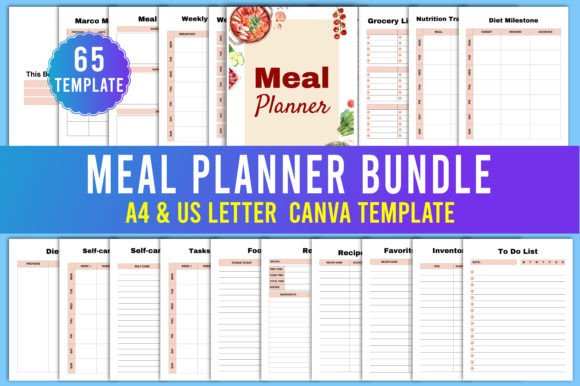 Streamline Your Kitchen: The Ultimate Meal Planner Bundle for Canva